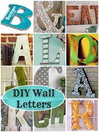 Diy Wall Letters 16 Awesome Projects