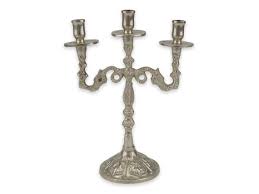 Silver Byzantine Three Candle Holder
