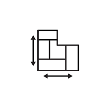 House Plan Icon Set Floor Design
