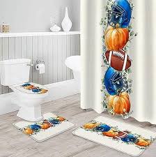 4 Piece Shower Curtain Sets With Bath