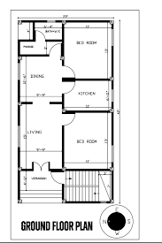 2bhk Duplex House Plan 22 X44
