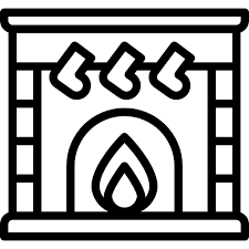 Fireplace Mavadee Lineal Icon