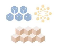 Block Symbol 3d Cube Set Blockchain