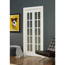 Awc 627 Traditional Divided Frosted Glass 30 Inch X 80 5 Inch Unfinished Bifold Door