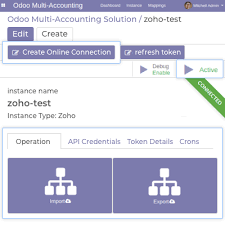 Odoo Multi Accounting Zoho Solution