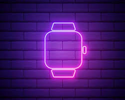Glowing Neon Line Smartwatch With