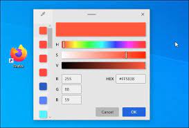 Wide Color Picker On Windows 10