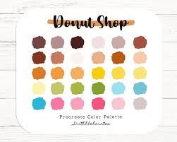 Donut Color Palette Procreate