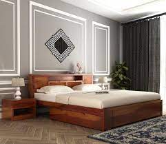 King Size Bed Design 72 Wooden King