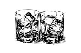 Glencairn Whisky Glass Vector Icon Set