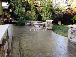 Stamped Concrete Frsr A Landscape Company