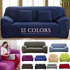 Solid Color Recliner Sofa Covers