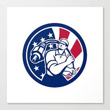 American Cable Installer Usa Flag Icon