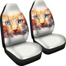 Cat Car Seat Covers Set Of 2 Cat 2