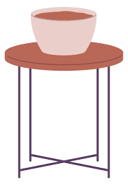 Ceramic Pot On Decorative Table Home