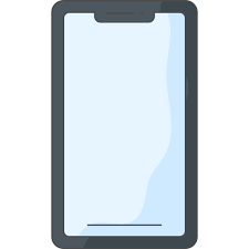 Mobile Phone Generic Thin Outline Color