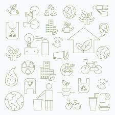 Environment Icon Design Elements Vector