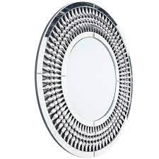 Silver Starburst Wall Mirror