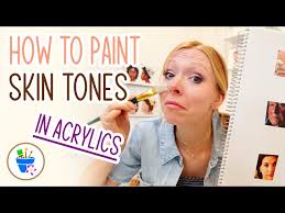 How To Paint Skin Tones With Acrylics
