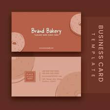 Bakery Business Card Template Layout In