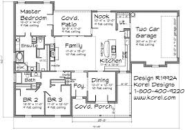 Country House Plan R1992a Texas House