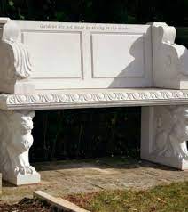 Stone Garden Benches For