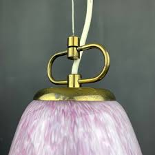 Pink Murano Glass Pendant Lamp