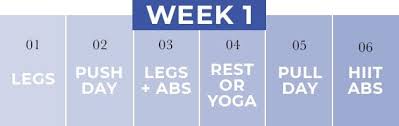 Free 4 Week Workout Plan S
