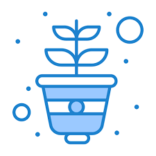 Plant Generic Blue Icon
