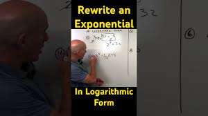 How To Rewrite An Exponential Equation