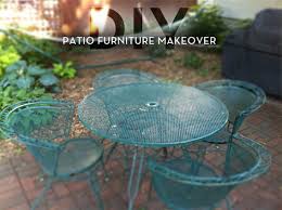 A Colorful Patio Furniture Makeover