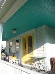 Painted Ceiling Porch Colors House