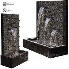 Wall Fountains 3d Model Cgtrader