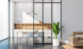 Kitchen Glass Partition Design Ideas