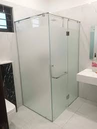 Bathroom Glass Shower Enclosure At