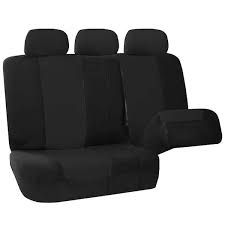 Fh Group 52 In X 58 In X 1 In Flat Cloth Split Bench Rear Seat Cov