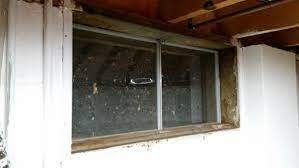 Remove Basement Window Steel Frame