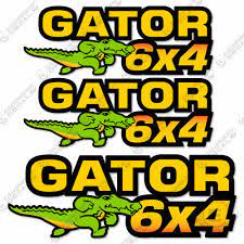 John Deere Gator 6x4 Partial Decal Kit