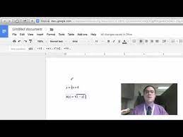 Write Math Equations In Google Docs