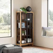 Glass Tall Cabinet Whalen Furniture
