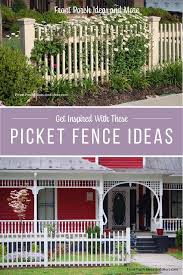 Picket Fence Ideas For Instant Curb