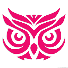 Owl Head Decal Sticker Multiple