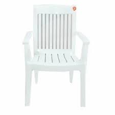 Samruddhi White Plastic Chair At Rs