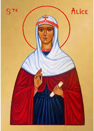 Icon Of Saint Alice Monastic S