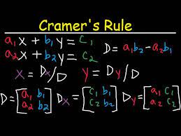 Cramer S Rule 3x3 Linear System