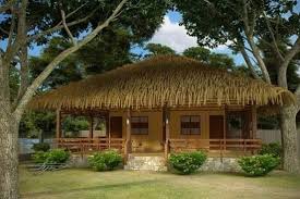 The Bahay Kubo Balay Or Nipa Hut Is