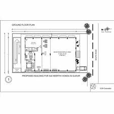 Ground Floor Plan At 4 Square Feet In