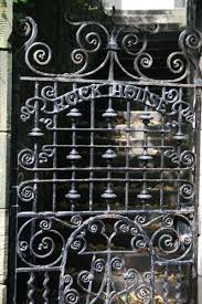 Iron Gate In Cemetery On Calton Hill