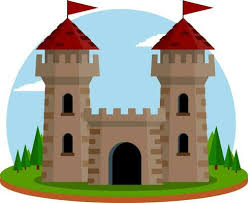 Fairytale Castle Vector Art Icons And