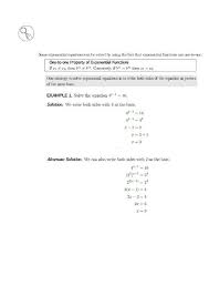 Module 4 Exponential Functions